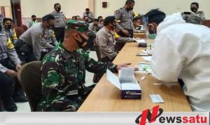 Apel Gabungan dan Rapid Test Pimpinan TNI- Polri Wilayah Pamekasan