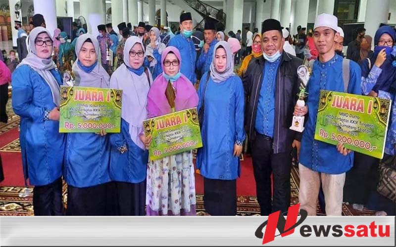 Boyong 9 Piala, Kafilah OKI Juara II MTQ Terbatas Sumsel 2020