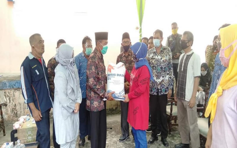 Pemkab OKI Launching Bansos Beras KPM PKH
