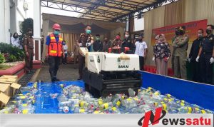Kejari Batu Musnahkan Barang Bukti 67 Kasus