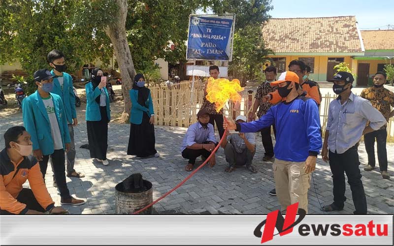 Marak Terjadi Kebakaran Lahan, Relawan Edukasi Warga Desa Polagan Pamekasan