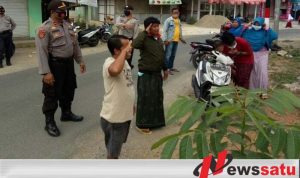 Melanggar Prokes, Polsek Pegantenan Pamekasan Beri Sanksi Nyanyikan Indonesia Raya