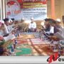 Para kiai dan guru ngaji di empat desa di Pragaan saat menggelar khotmil quran, istigasah deklarasi dukungan kepada Fauzi-Nyai Eva.