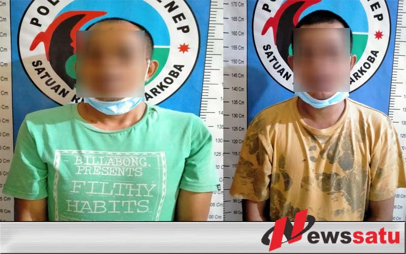 Pesta Narkoba Di Gardu Pasar, Dua Warga Lenteng Ditangkap Polisi
