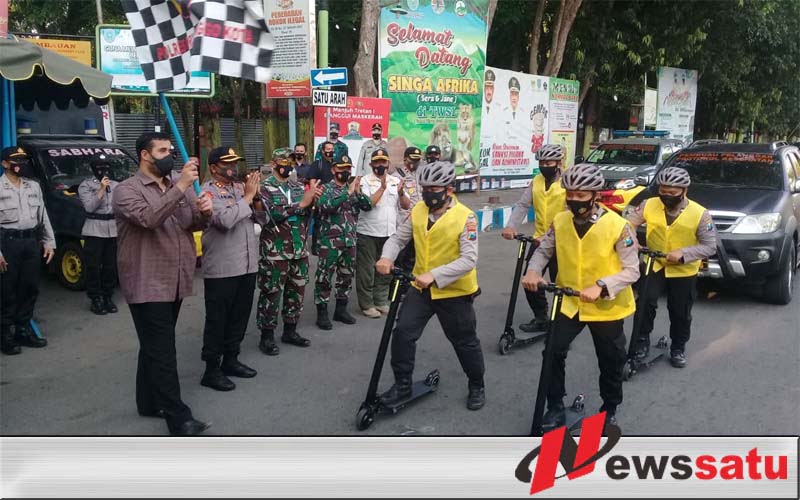Polres Probolinggo Kota,Launching Pasukan Pemburu Pelanggar Prokes Covid 19