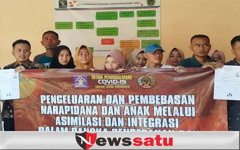 15 WBP Lapas Klas II A Pamekasan Kasus Narkotika Nikmati Pembebasan Asimilasi Covid-19