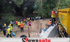 Aksi Bersih Kali, Belasan Ton disapu Bersih Sispala Pamekasan