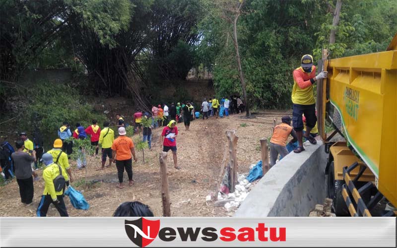 Aksi Bersih Kali, Belasan Ton disapu Bersih Sispala Pamekasan