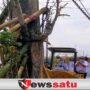 Gunakan Alat Berat, Walikota Batu Tanam Satu Nama Satu Pohon