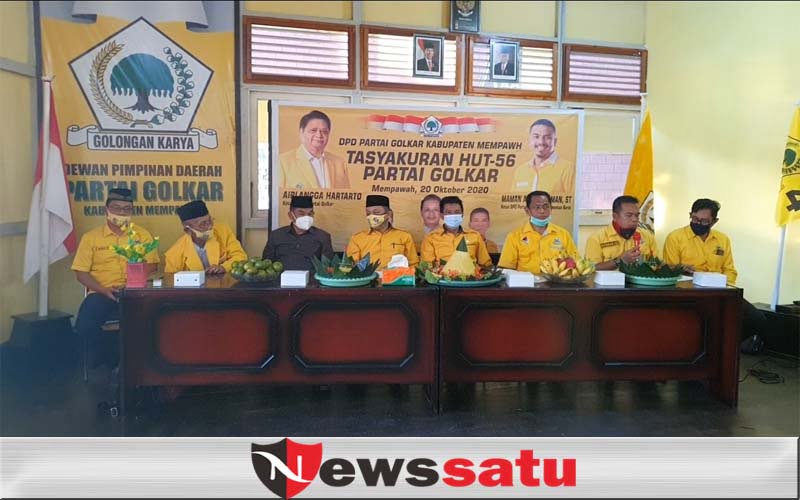 HUT Ke 56, DPD Partai Golkar Mempawah Ingatkan Warga 3M