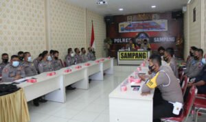 Kapolres Sampang Pimpin Latihan Pra Ops Zebra Semeru 2020
