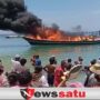 Kapal Motor Bermuatan Solar Terbakar Di Probolinggo