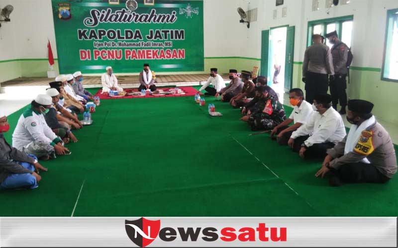 Kapolda Jatim Sambangi PCNU, Akui Sulit Temukan Pemilik FB MI