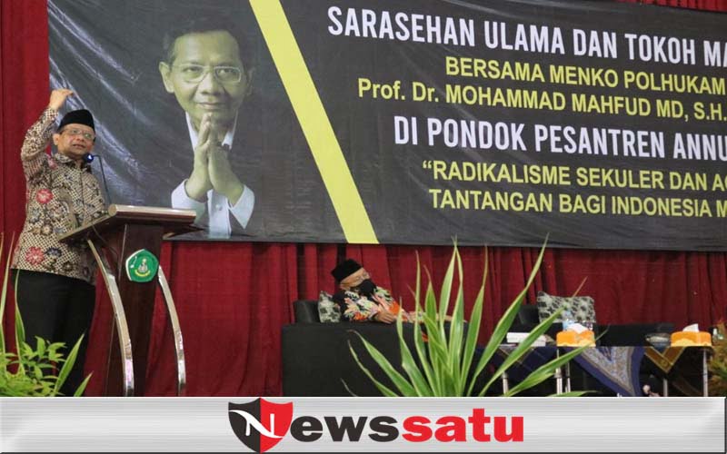 Mahfud MD Ajak Kiai Di Madura Kampanye Prokes Pada Santri Dan Masyarakat