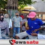 Masker Batik Gratis Untuk Pengguna Jalan Kota Probolinggo