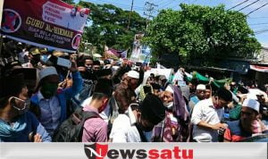 Ratusan Santri Sampang Bela Ulama, Tuntut Akun FB Allby Madura