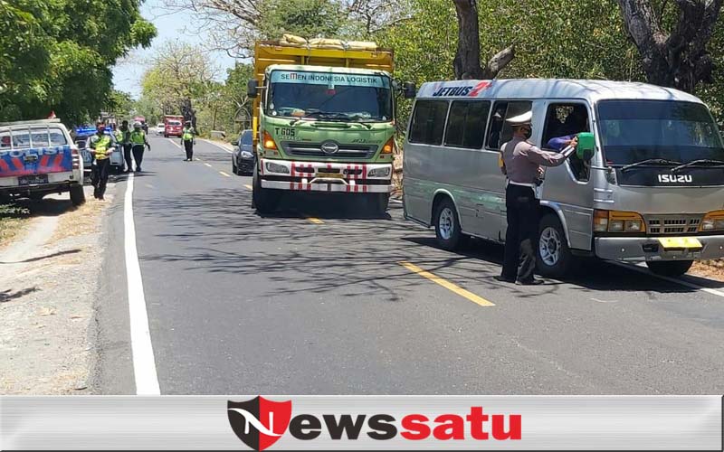 Rawan Kecelakaan, Satlantas Plototi Black Spot di Sampang