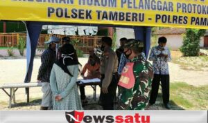 Satgas Covid 19 Batumarmar Pamekasan Gelar Operasi Yustisi