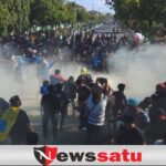 Tolak Omnibus Law, Demo Ratusan Mahasiswa Di Sumenep Berlangsung Ricuh
