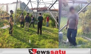 Warga Kota Probolinggo Digegerkan Dengan Mayat Tergantung Di Tower PLN