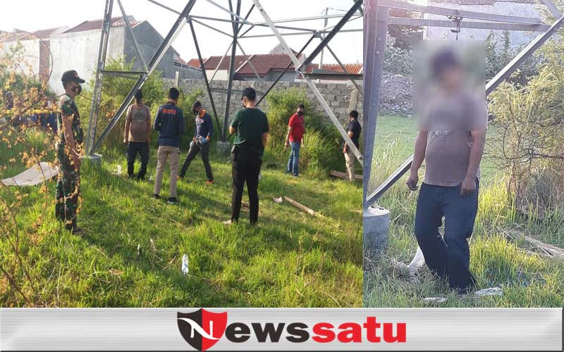 Warga Kota Probolinggo Digegerkan Dengan Mayat Tergantung Di Tower PLN