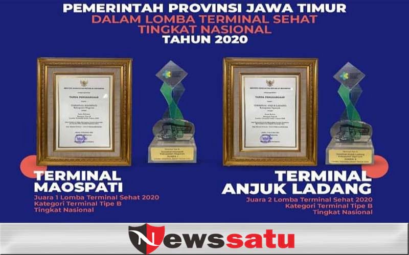 2 Terminal Sehat Di Jatim Raih Juara Dalam Penerapan Prokes Tingkat Nasional