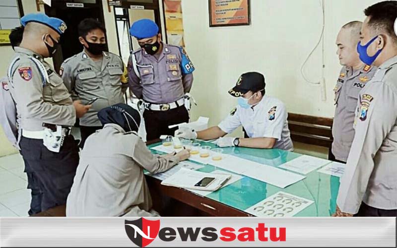 Anggota Polsek Banyuates Dilakukan Tes Urine