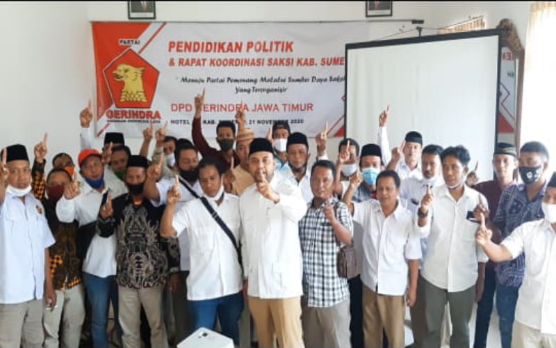 Gerindra Akan All Out Untuk Menangkan Fauzi-Eva Di Pilkada Sumenep