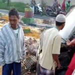 Tidak Konsentrasi, Mobil Pick up Terbalik Di Tlanakan Pamekasan