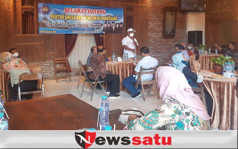 Ini Hasil Ngopi Bareng Rektor Unesa Dengan Para Alumni di Pamekasan