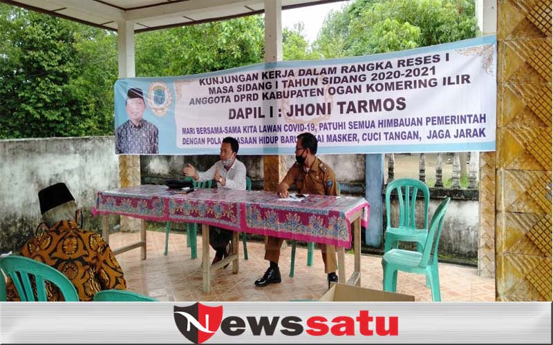 Jhoni Tharmos Minta Dinas PUPR OKI Dapat Penuhi Permintaan Warga