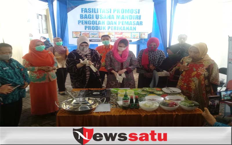 Ketua TP PKK Jatim Kampanyekan Gemar Makan Ikan Di Kota Probolinggo