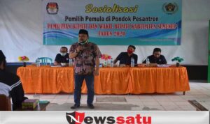 Sasar Pemilih Pemula, KPU Bersama PWI Sumenep Gelar Sosialisasi Pilkada Di Pondok Pesantren