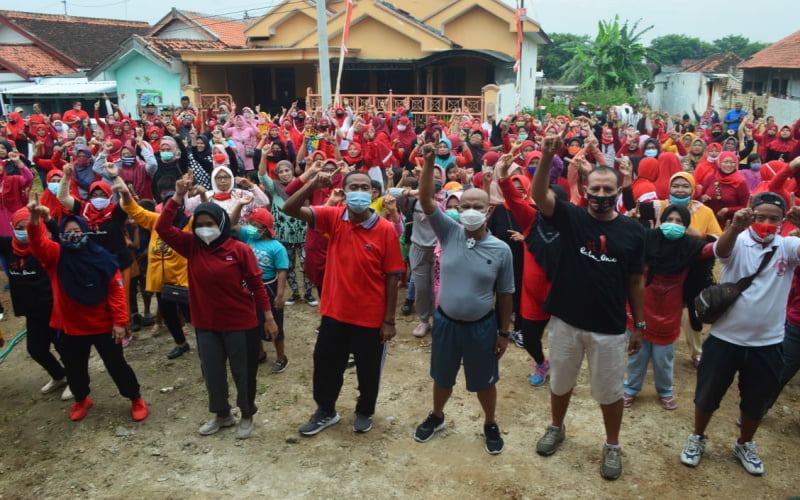 Jaga Kesehatan Di Pandemi Covid-19, SAI Ajak Warga Sumenep Senam Bersama