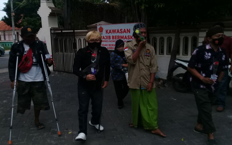 Penyandang Disabilitas Luruk Kantor DPRD Kota Probolinggo