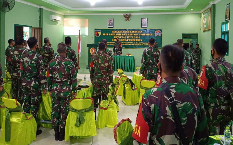 Jajaran Koramil dan Babinsa, Garda Prokes dan Lingkungan di Pamekasan