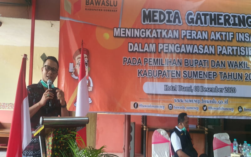 Bawaslu Sumenep Ajak Insan Pers Dalam Peningkatan Pengawasan Partisipatif