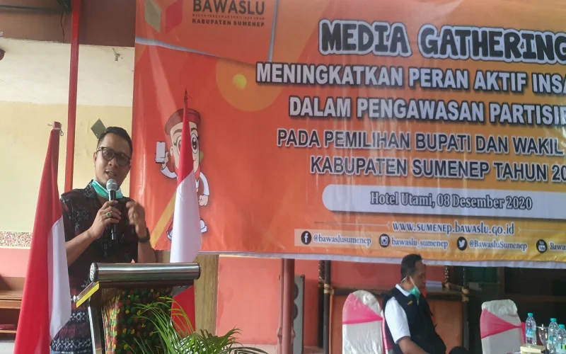 Bawaslu Sumenep Ajak Insan Pers Dalam Peningkatan Pengawasan Partisipatif