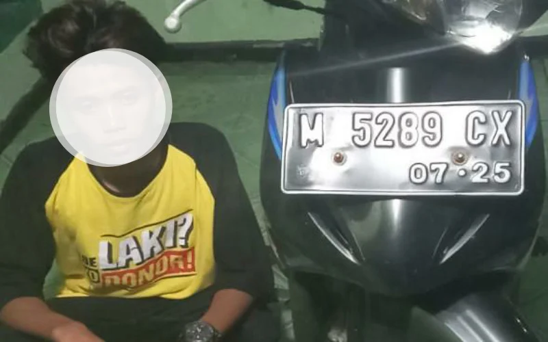 Spesialis Pencuri Kotak Amal Diringkus Babinsa di Pamekasan