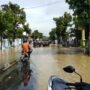 Kondisi Banjir Jantung Kota Sampang, Mulai Surut