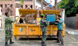 Sampang Mengering, TNI AD Mulai Bersihkan Fasilitas Umum