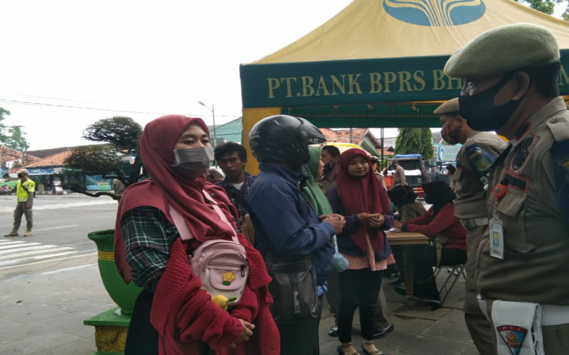 Puluhan Waga Sumenep Dapat Sanksi Prokes