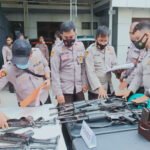 Polda Jatim Supervisi Dan Cek Kondisi Senpi Polres Pamekasan