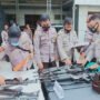 Polda Jatim Supervisi Dan Cek Kondisi Senpi Polres Pamekasan