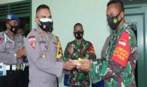 Polres Sampang Beri Kejutan Pada Kodim 0828 Sampang