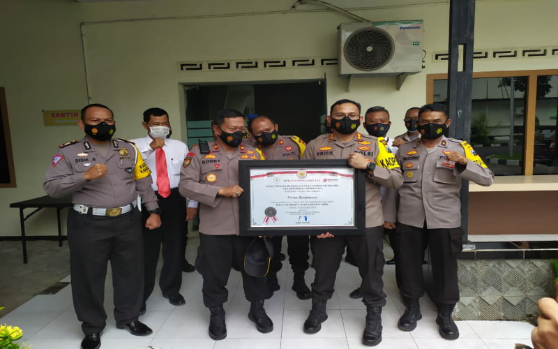 Polres Bondowoso Mendapatkan Penghargaan Dari Kemenpan- RB