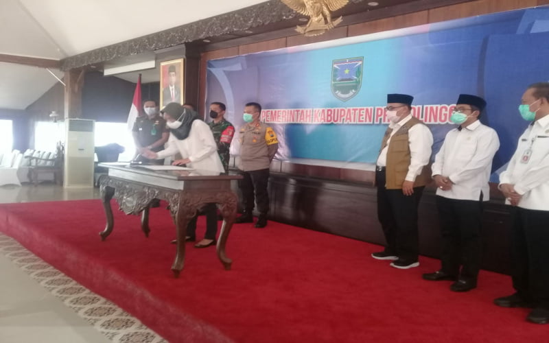 Bupati Probolinggo bersama Forkopimda Gelar Rapat Natal Dan Tahun Baru