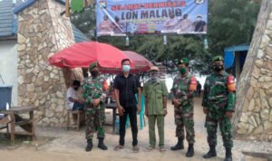 TNI-Polri Sampang Pantau Lalin Jalur Pantura di Lon Malang