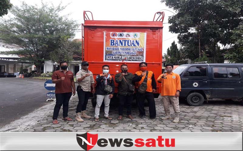 BPBD dan Relawan Distribusikan Bantuan Sulbar dari Warga Pamekasan