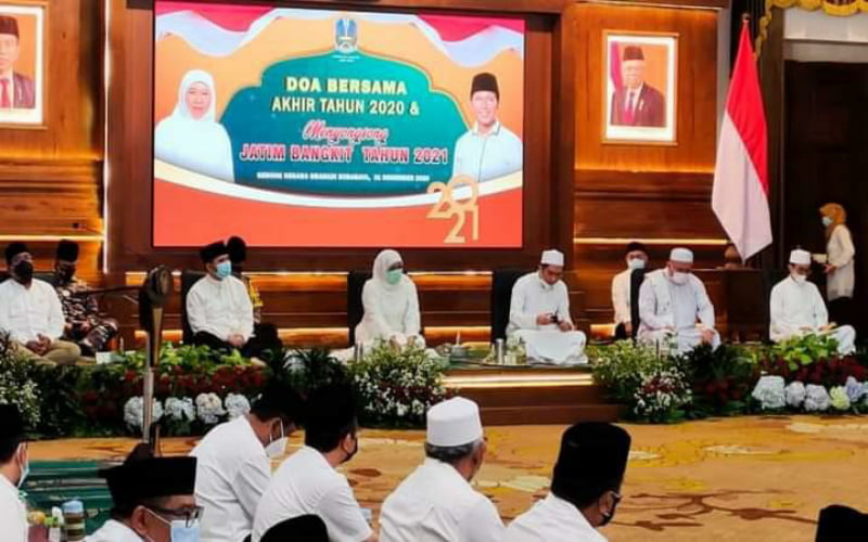 Munajat Gubernur Khofifah, Jatim Bangkit di 2021